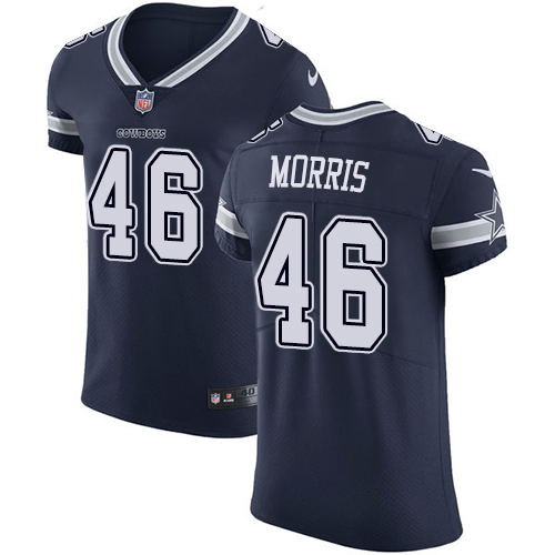 Nike Cowboys #46 Alfred Morris Navy Blue Team Color Men's Stitched NFL Vapor Untouchable Elite Jersey